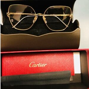 Cartier Gold Women's Sunglasses